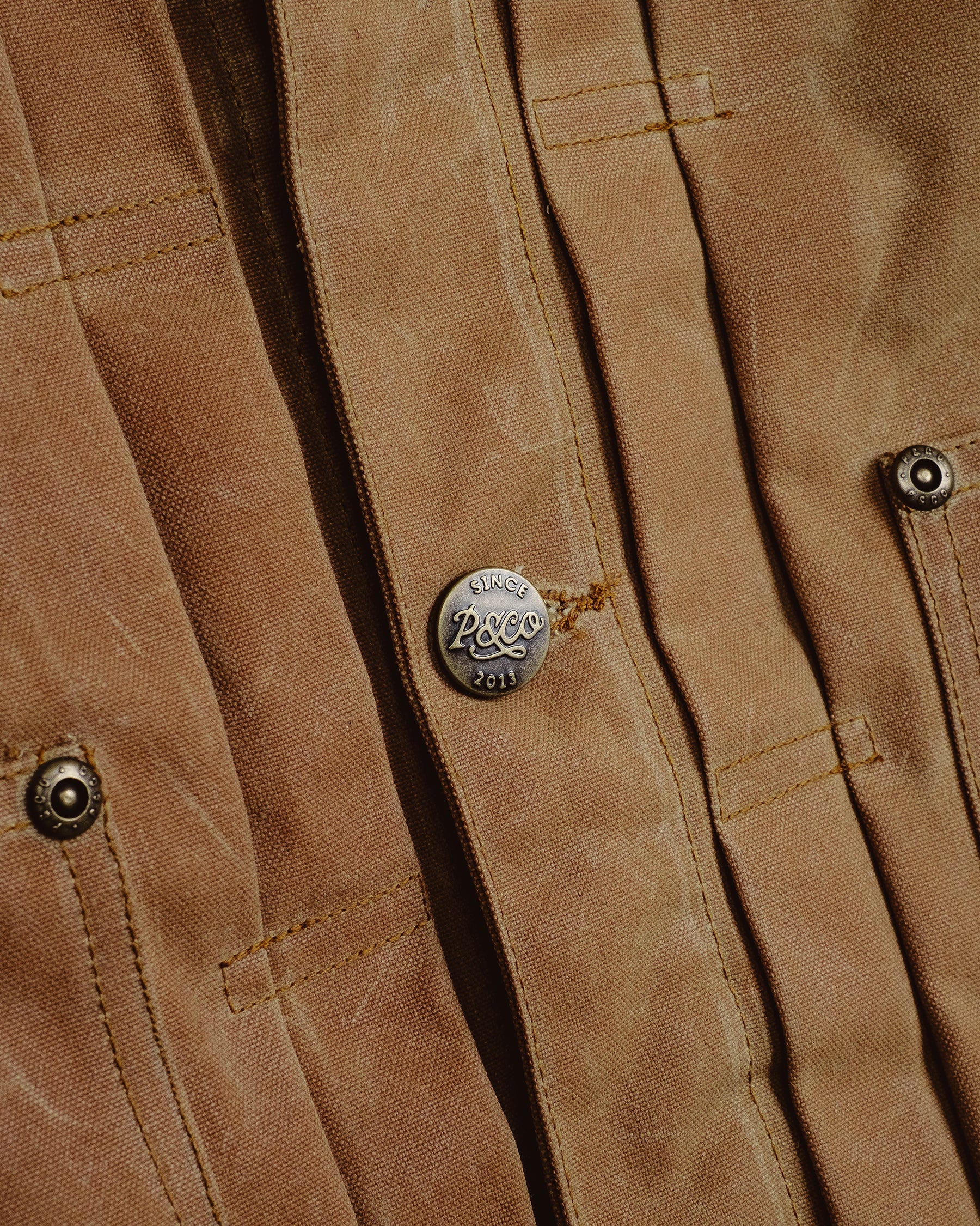 Harlan Waxed Canvas Jacket - Tan