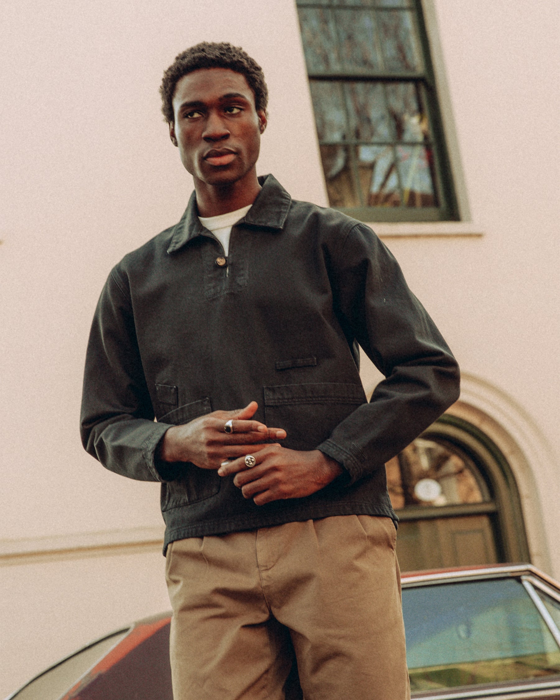 Founders Artist Smock - Washed Black