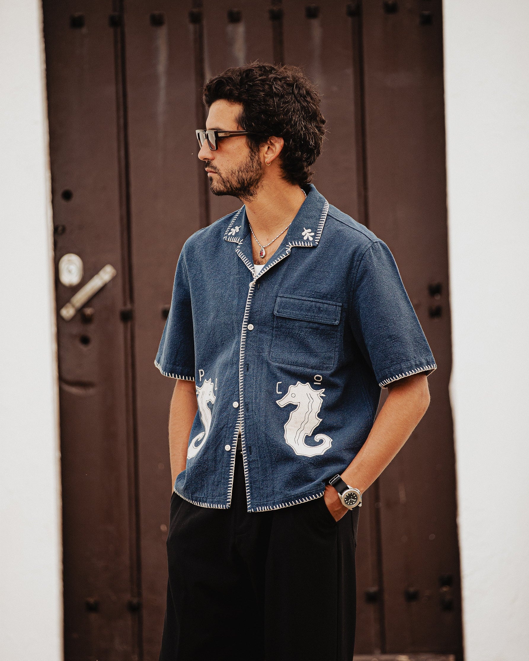 Mariner Resort Shirt - Navy