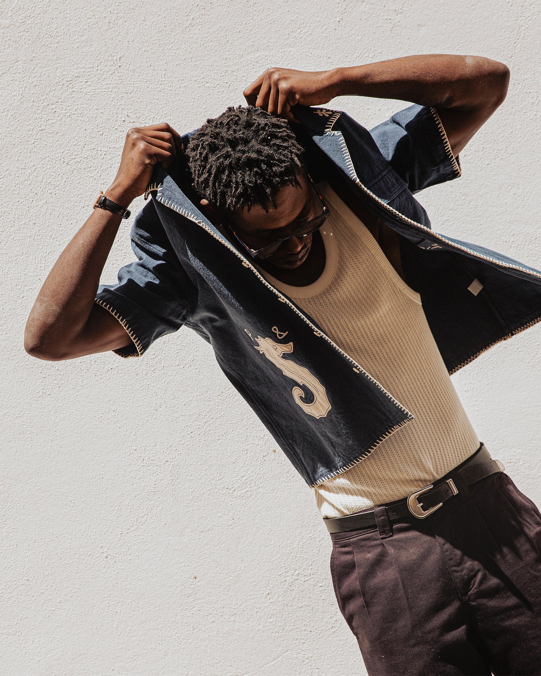 Mariner Resort Shirt - Navy