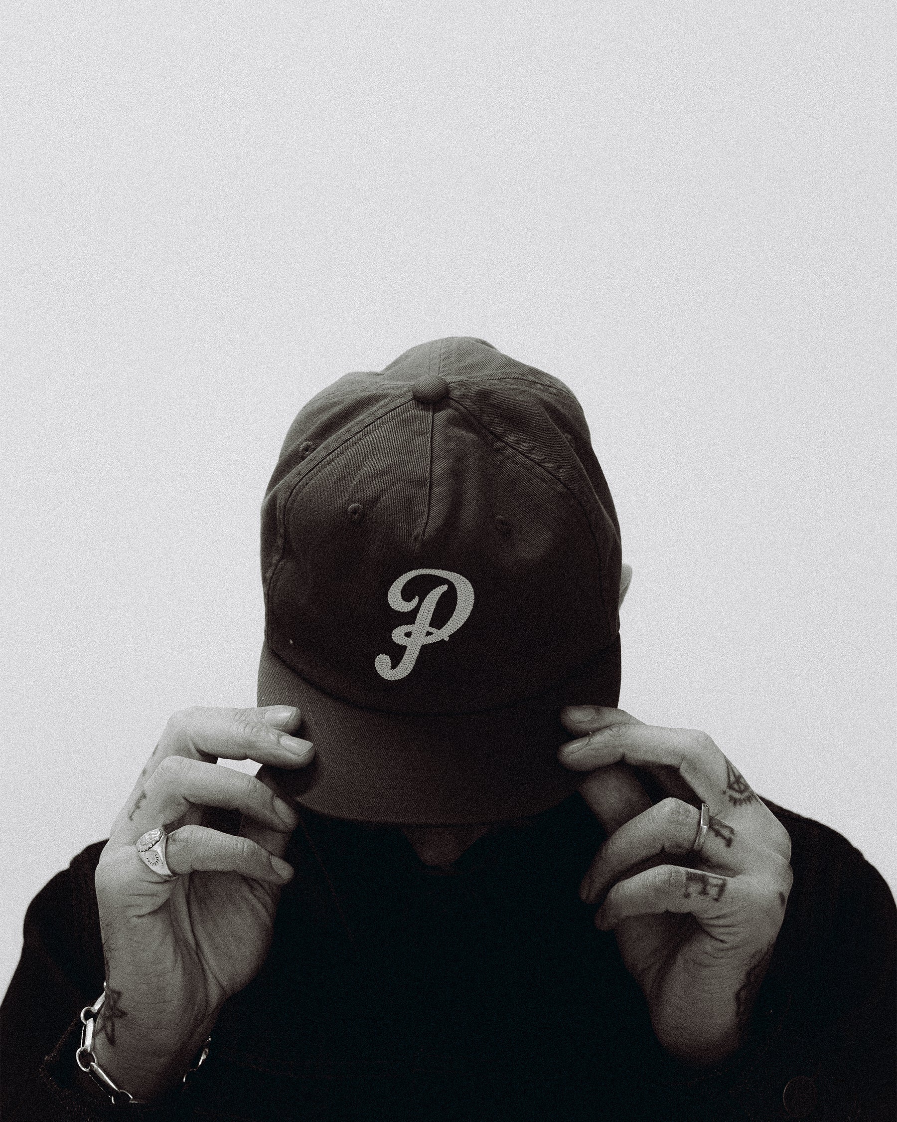 Script 5 Panel Cap - Brick Red