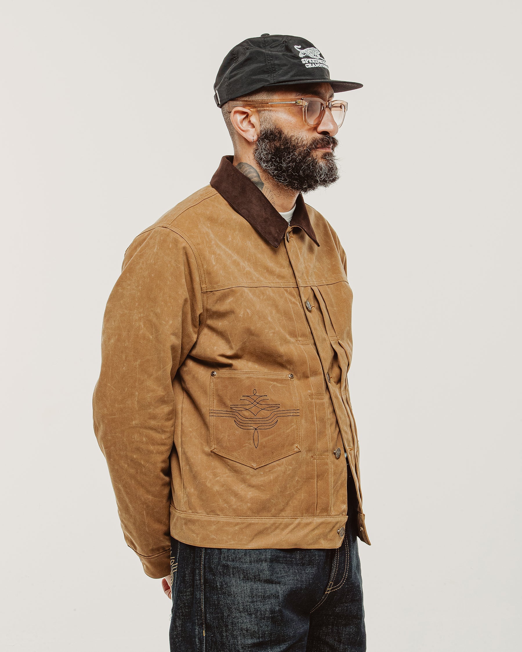 Harlan Waxed Canvas Jacket - Tan