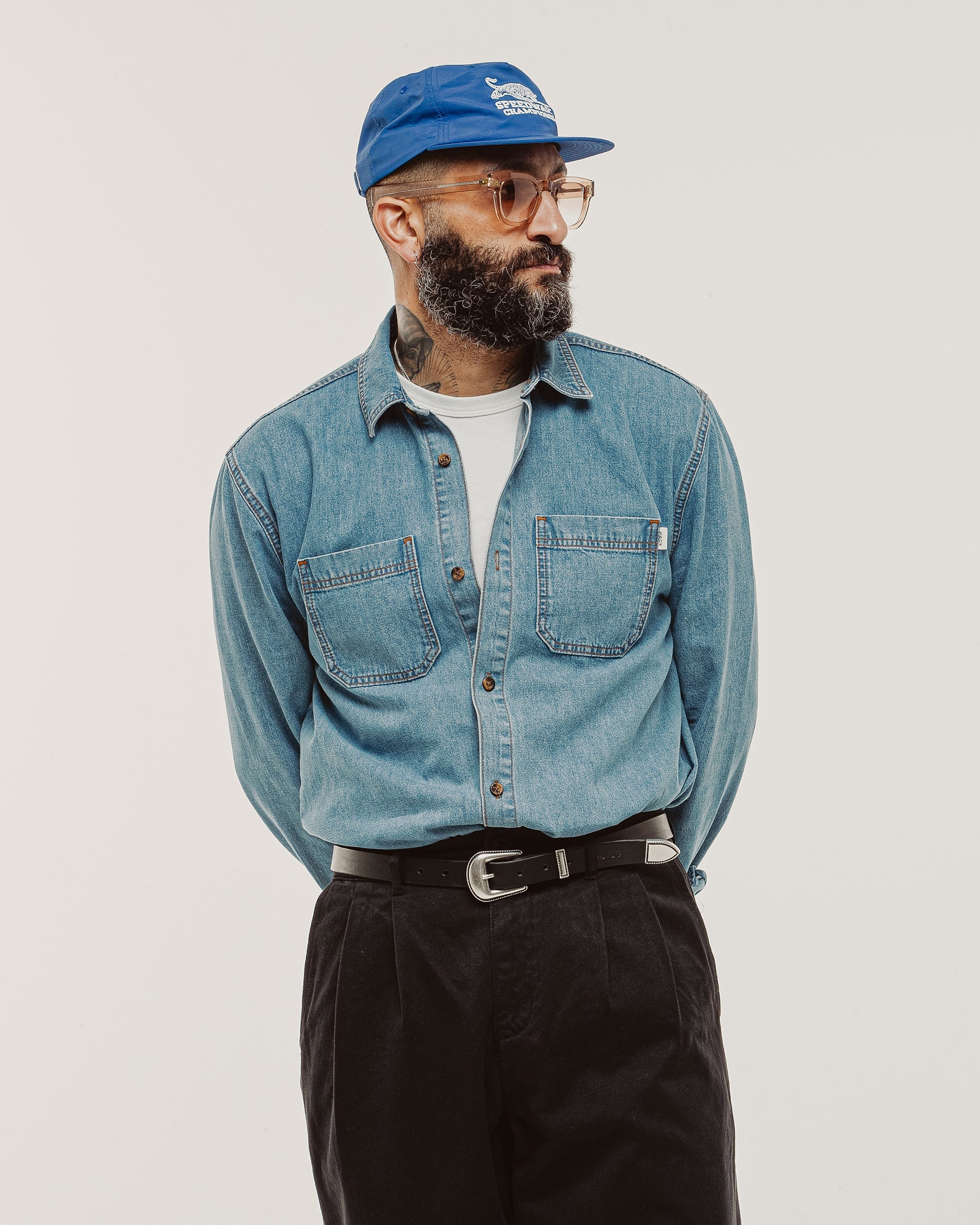 Mason Denim Shirt - Light Wash