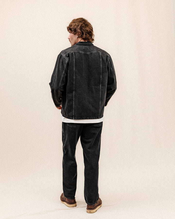 Bronco Overshirt - Washed Black