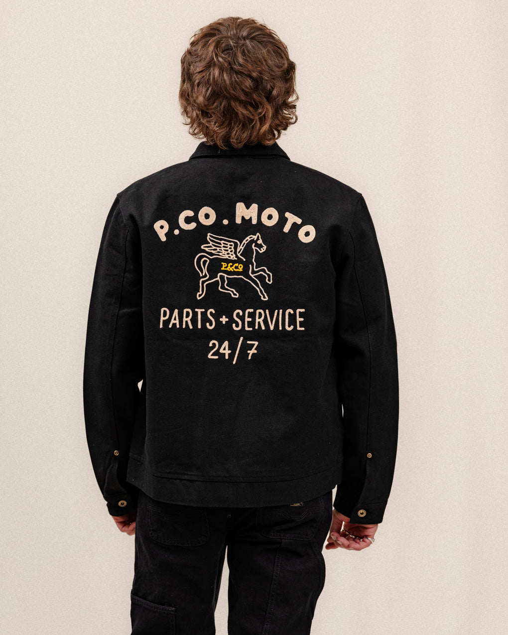 Moto Mechanic Jacket - Washed Black