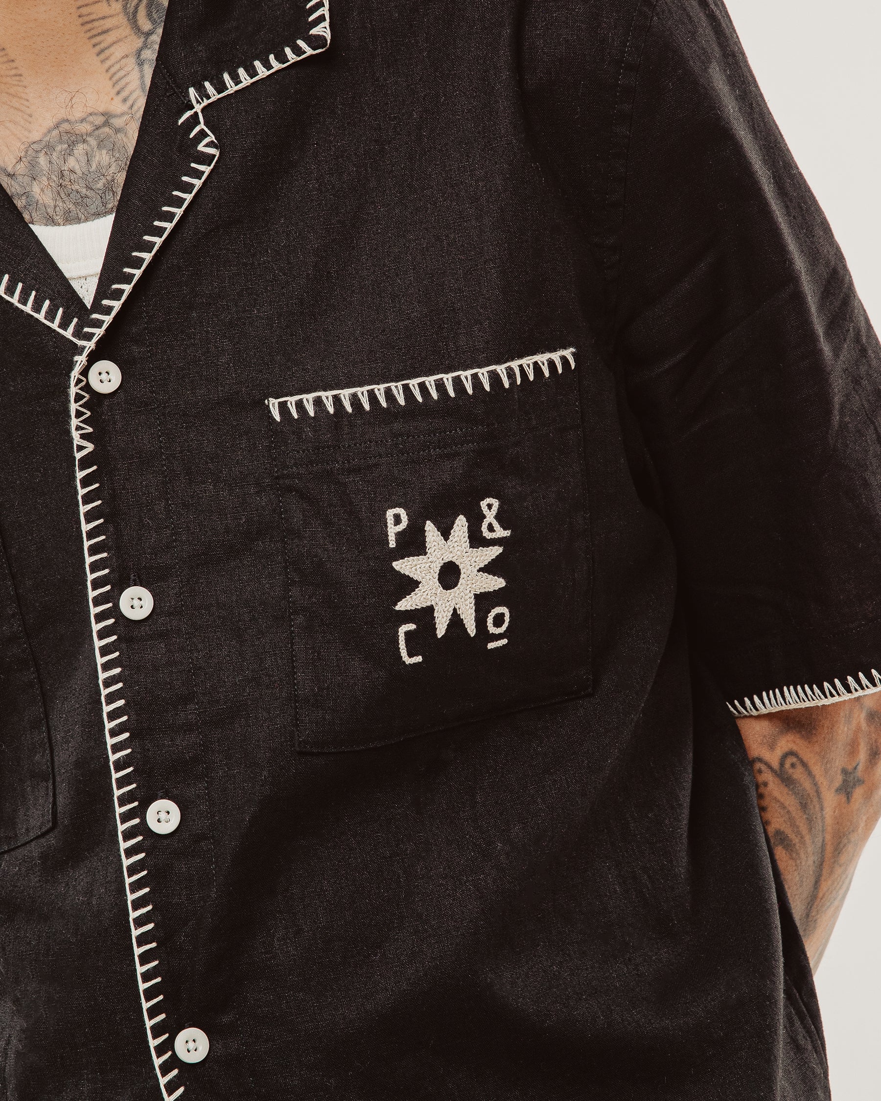 Merrow Resort Shirt - Black