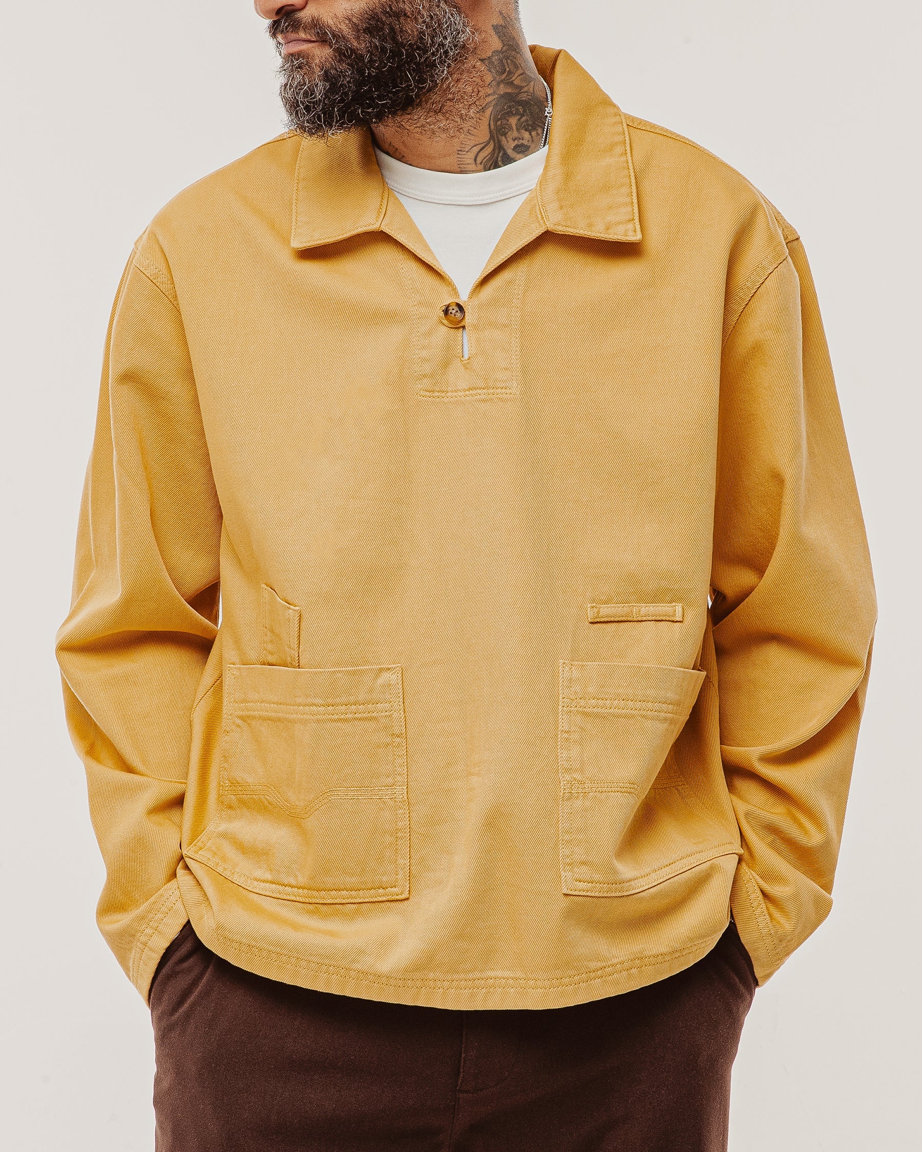 Founders Artist Smock - Washed Yellow