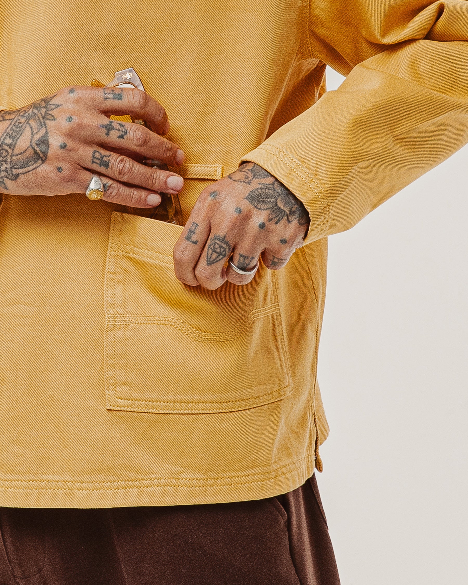 Founders Artist Smock - Washed Yellow