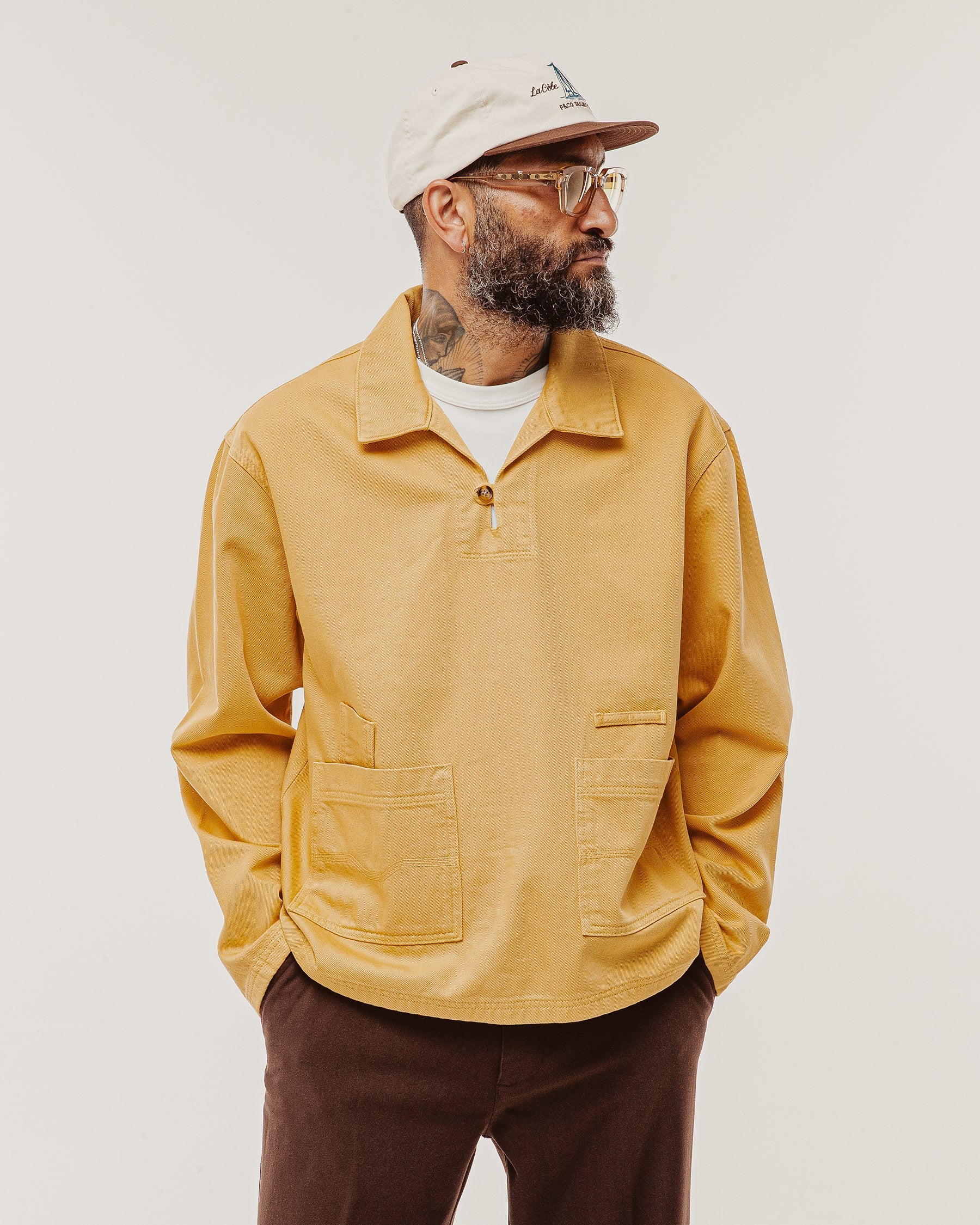 Founders Artist Smock - Washed Yellow