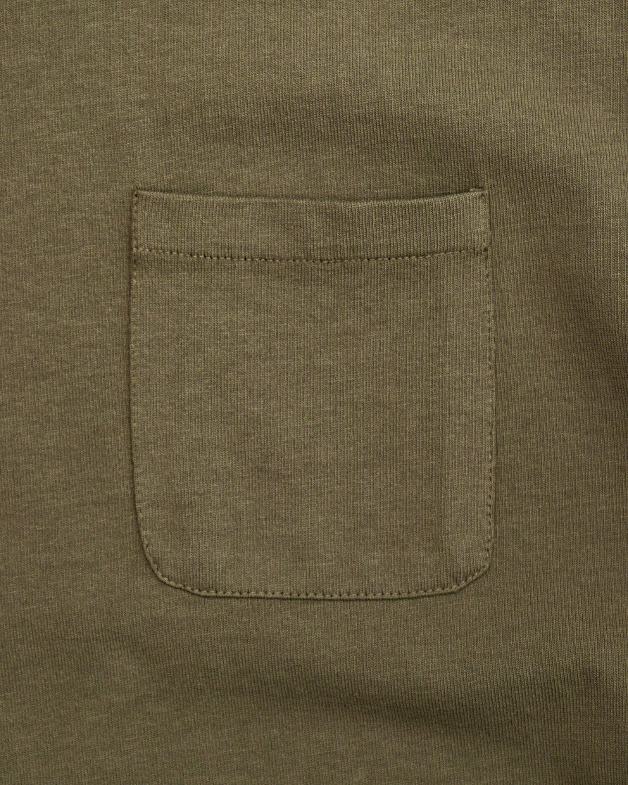 Founders Boxy Longsleeve T-Shirt - Olive