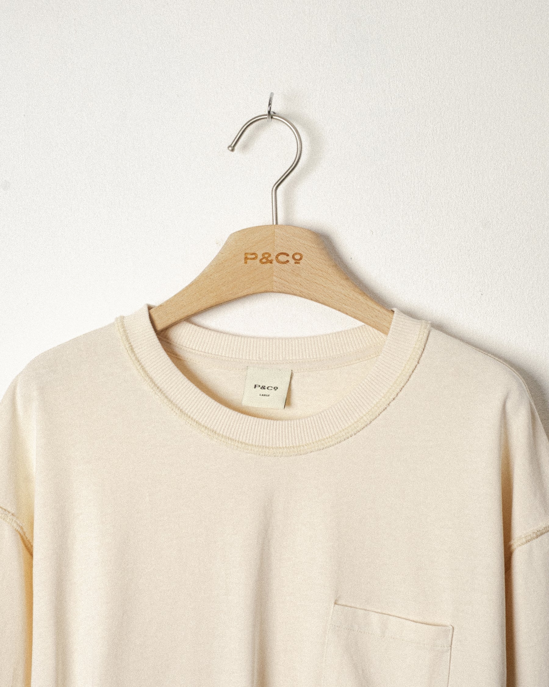 Founders Boxy Longsleeve T-Shirt - Off White