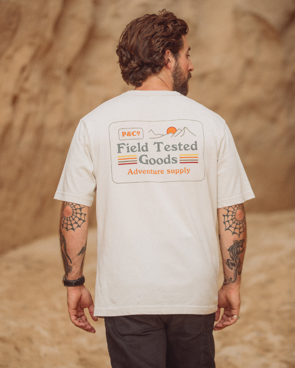 Field Tested Goods T-Shirt - Bone