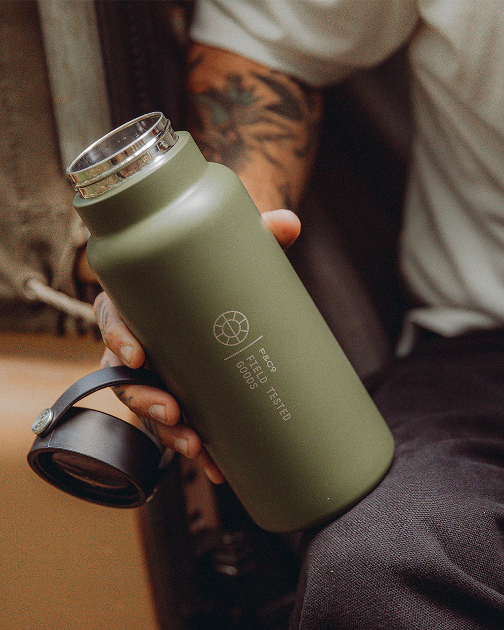 FTG Water Bottle - Olive