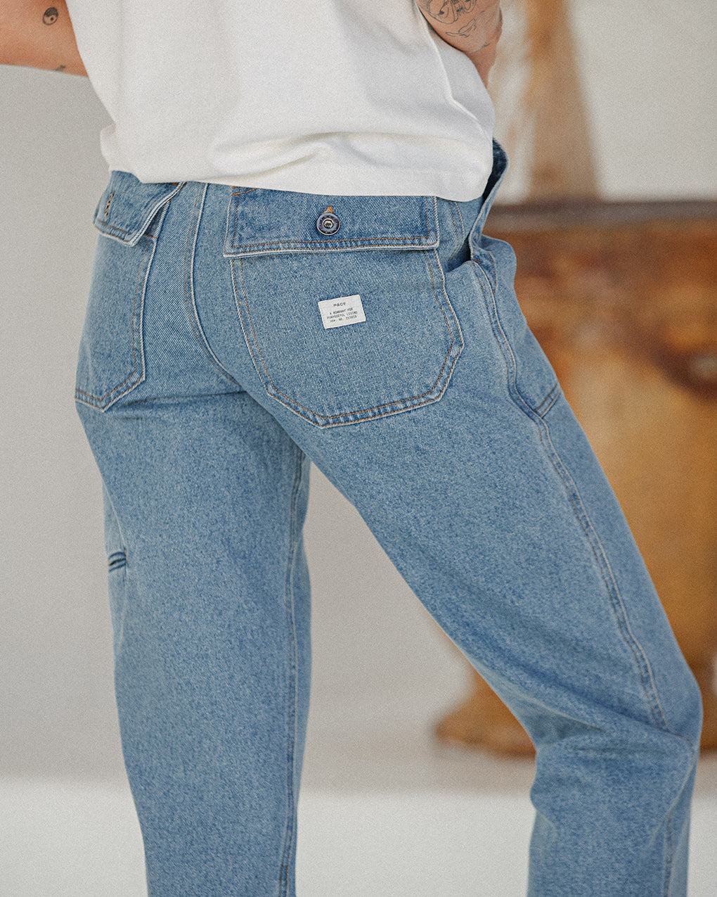 304 Service Fatigue Pants - Denim