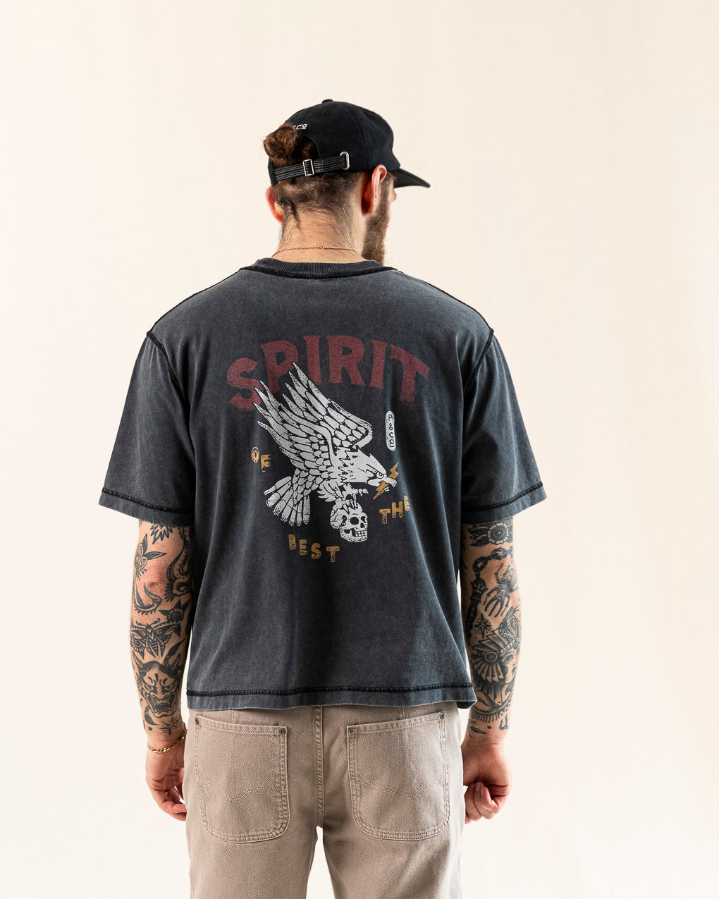 Spirit Boxy T-shirt - Acid Wash