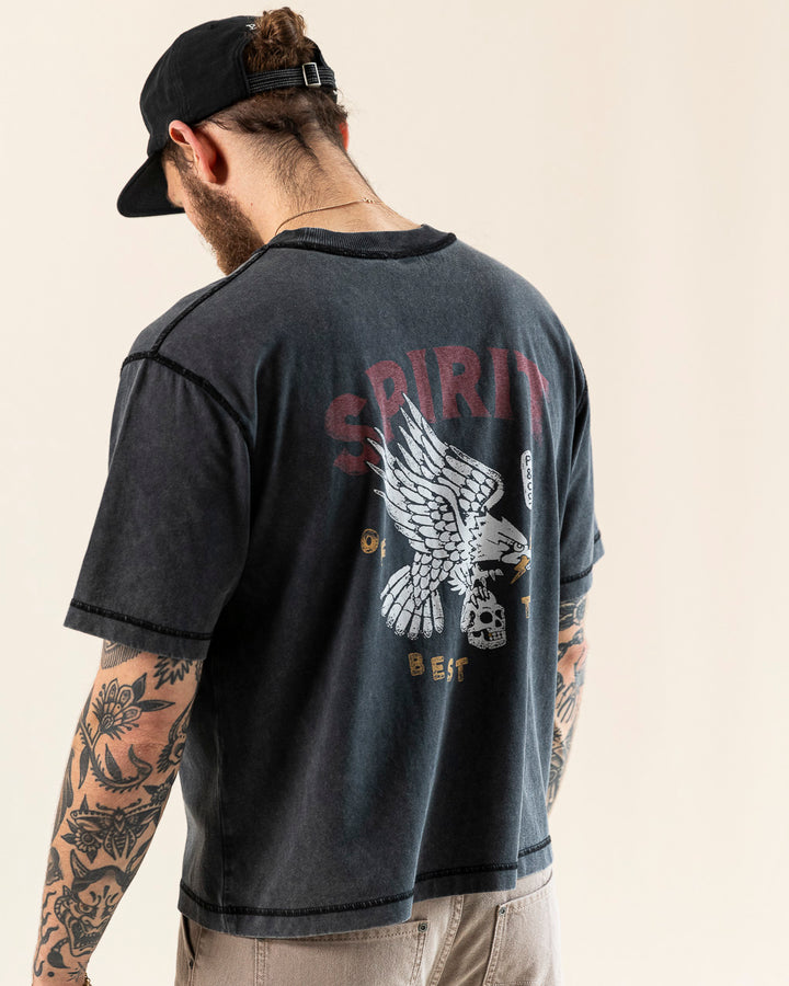 Spirit Boxy T-shirt - Acid Wash