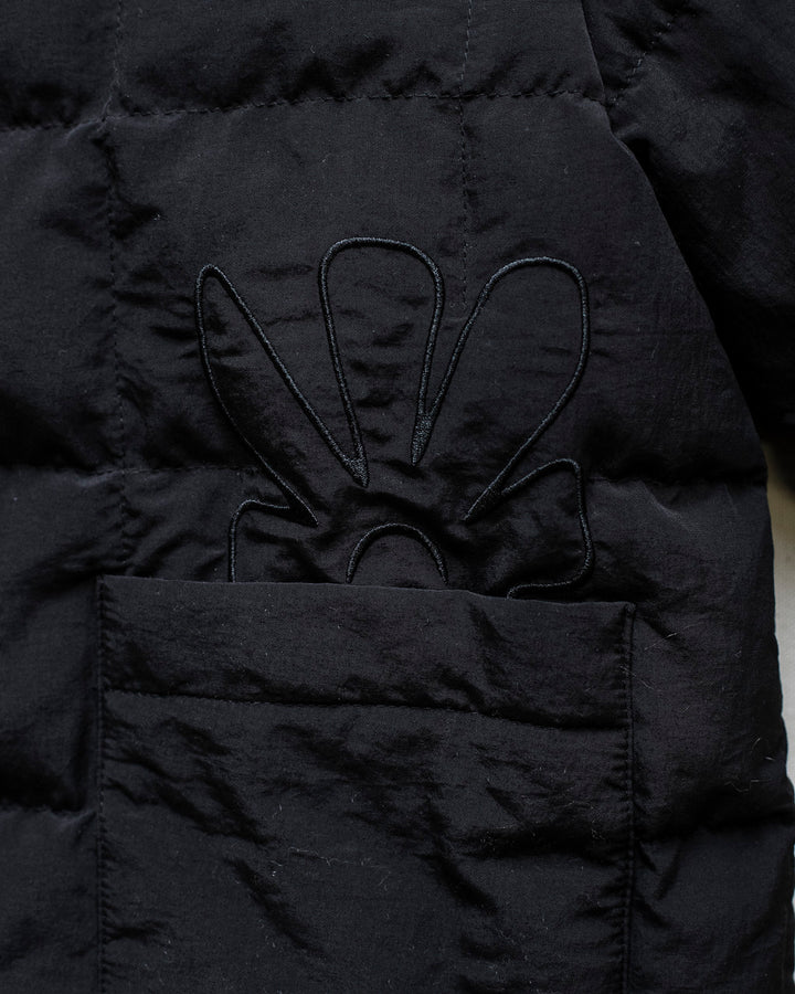 Time To Slow Quilted Jacket - Washed Black