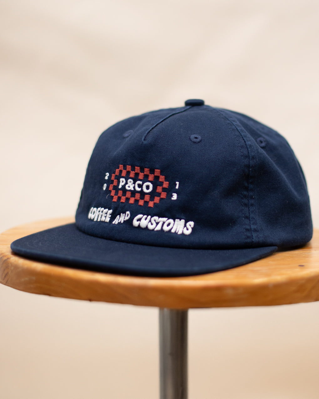 Coffee & Customs 5 Panel - Navy