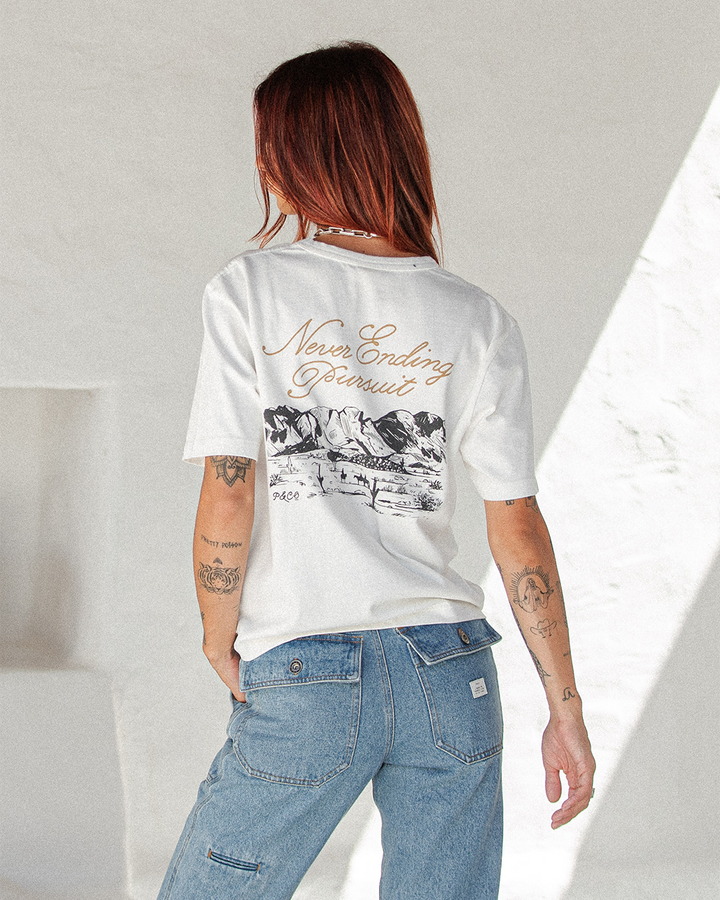 Never Ending Pursuit T-Shirt - Off White