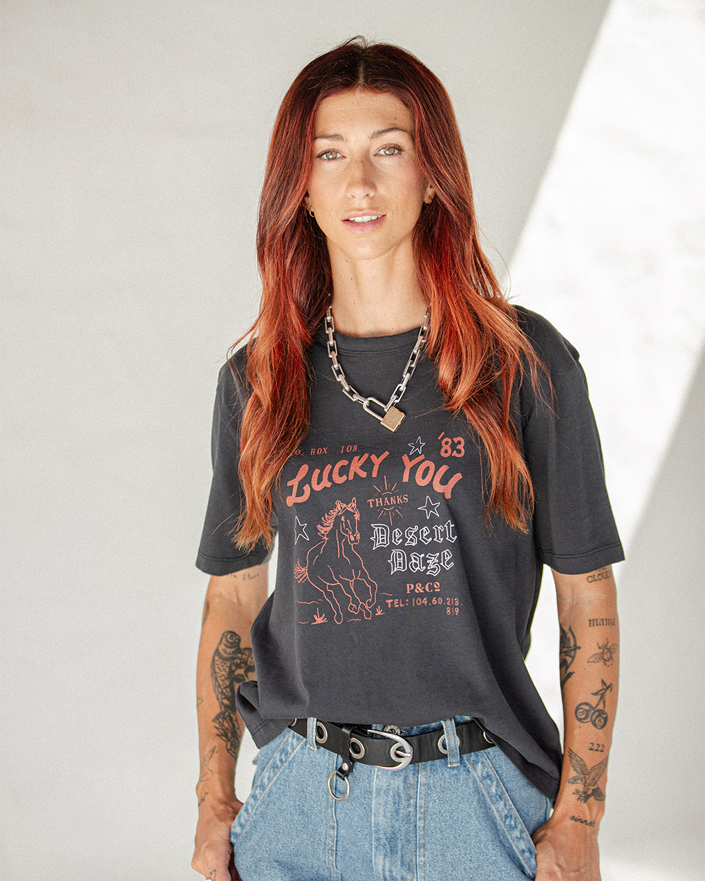 Desert Daze T-Shirt - Heavy Washed Black