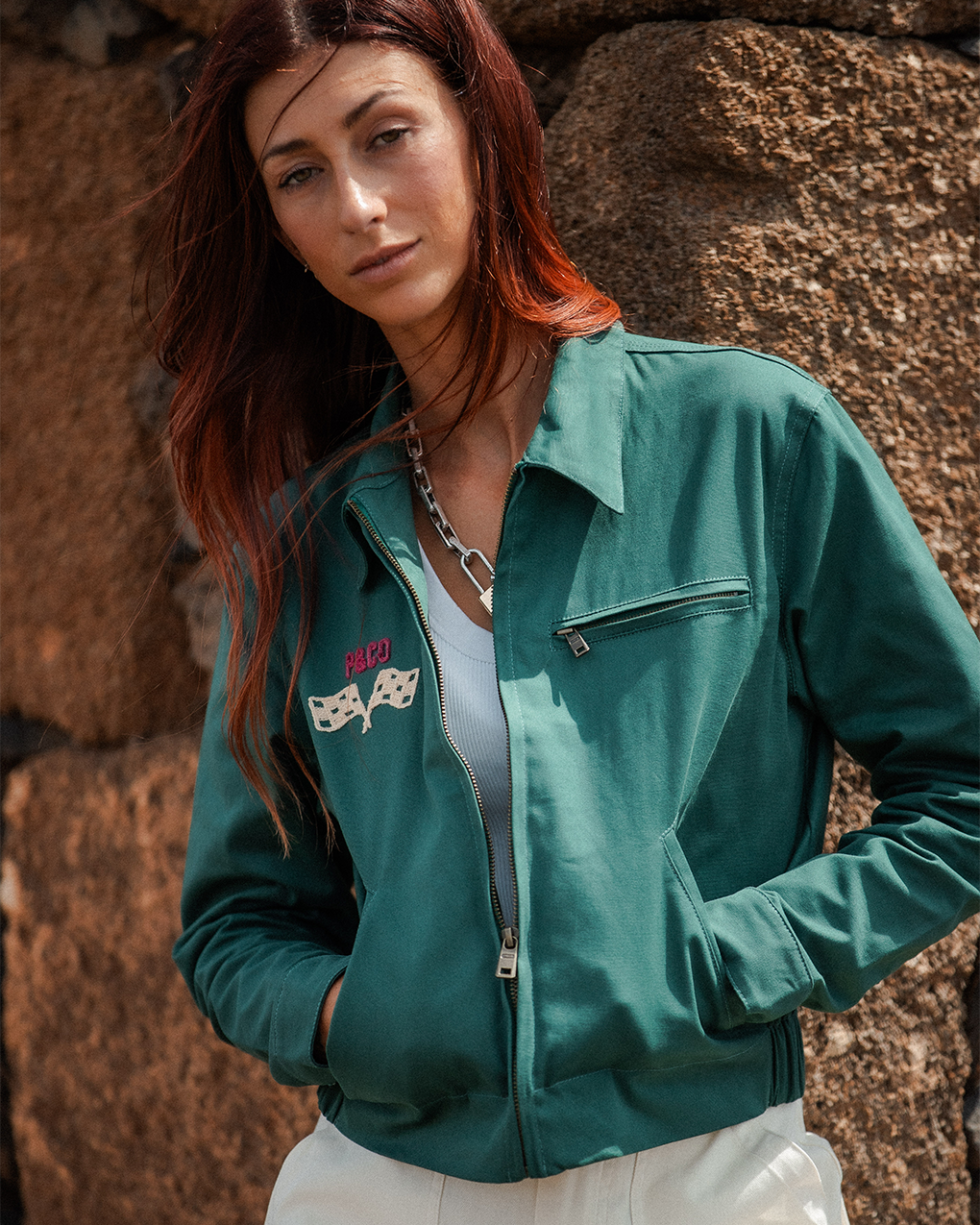 Play For Keeps Diner Jacket - Green