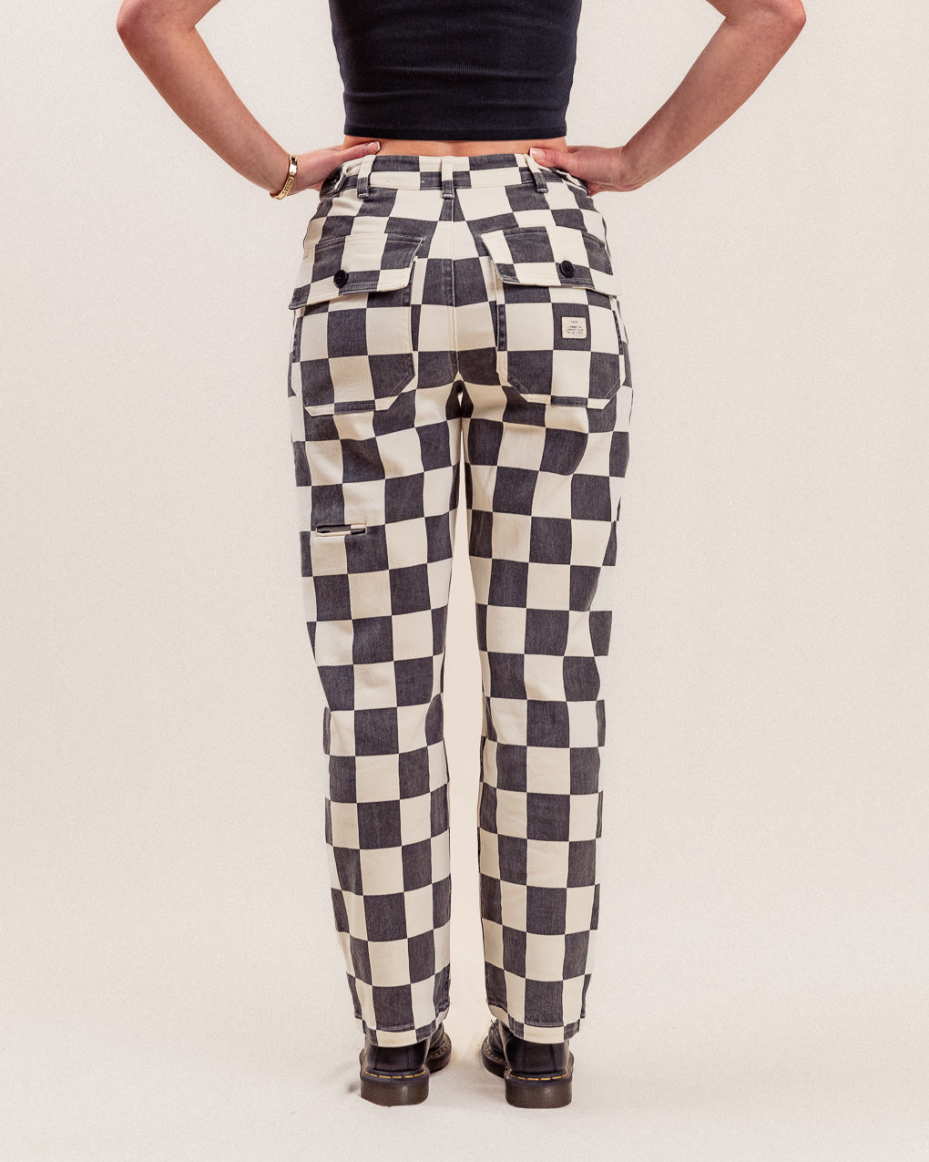 304 Service Fatigue Pants - Vintage Fade Checkerboard