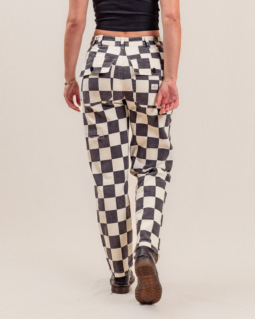 304 Service Fatigue Pants - Vintage Fade Checkerboard