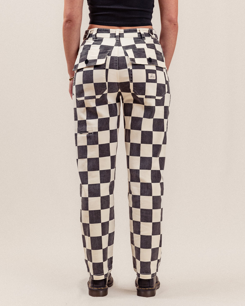 304 Service Fatigue Pants - Vintage Fade Checkerboard