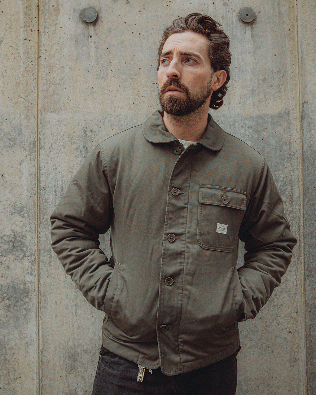 A-2 Deck Jacket - Dark Olive