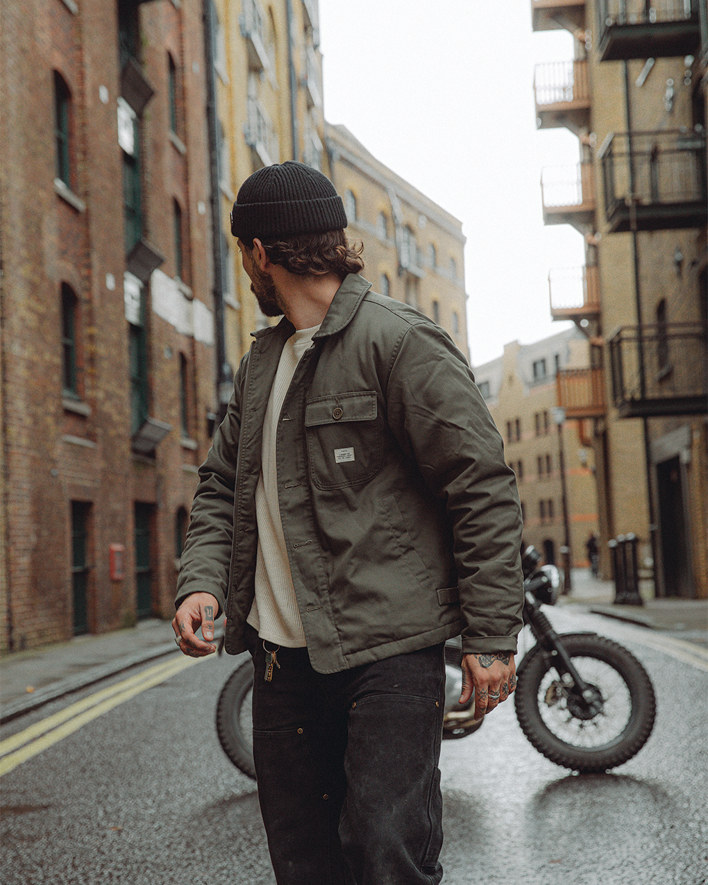 A-2 Deck Jacket - Dark Olive