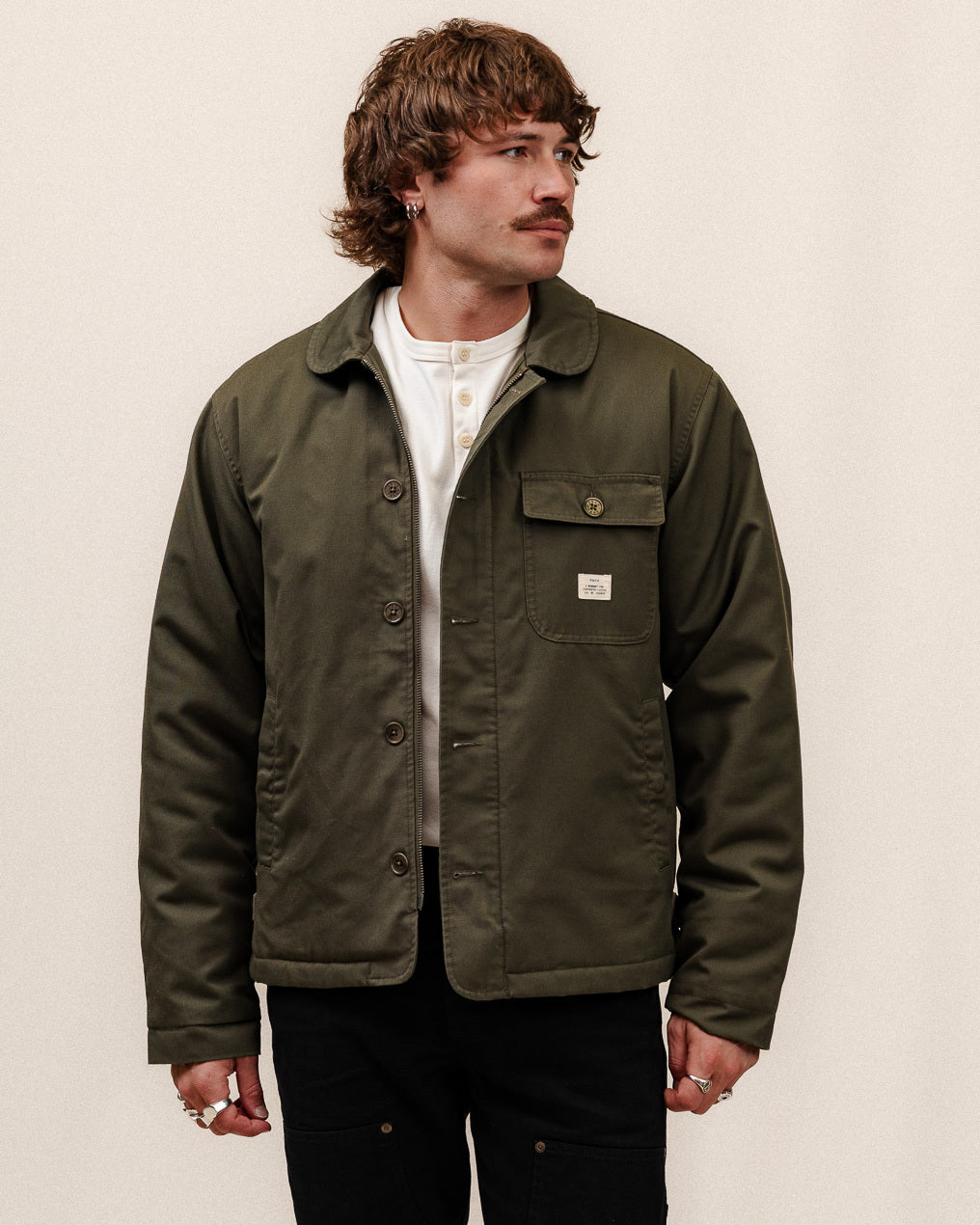 A-2 Deck Jacket - Dark Olive