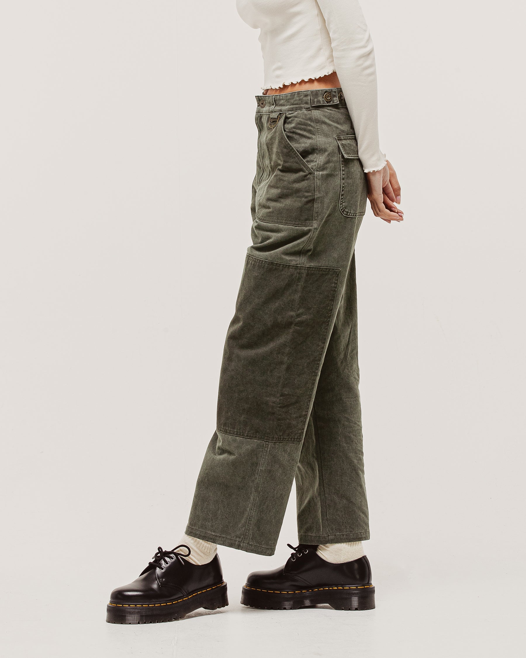 Surplus High Waisted Pants - Khaki