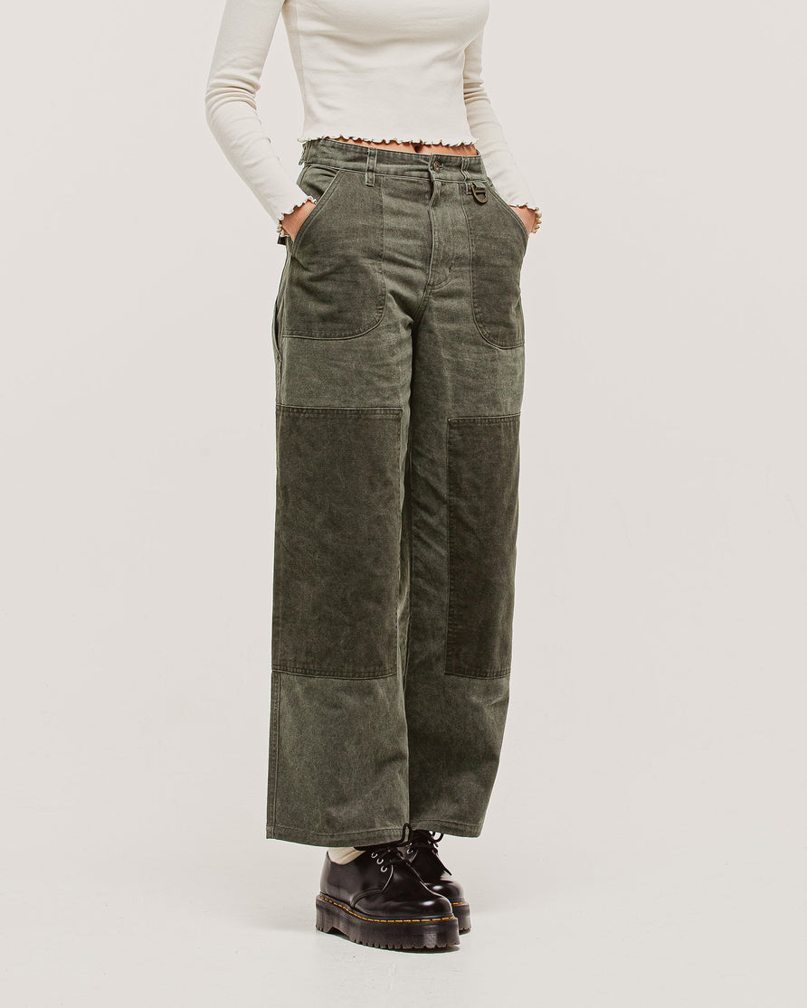Surplus High Waisted Pants - Khaki
