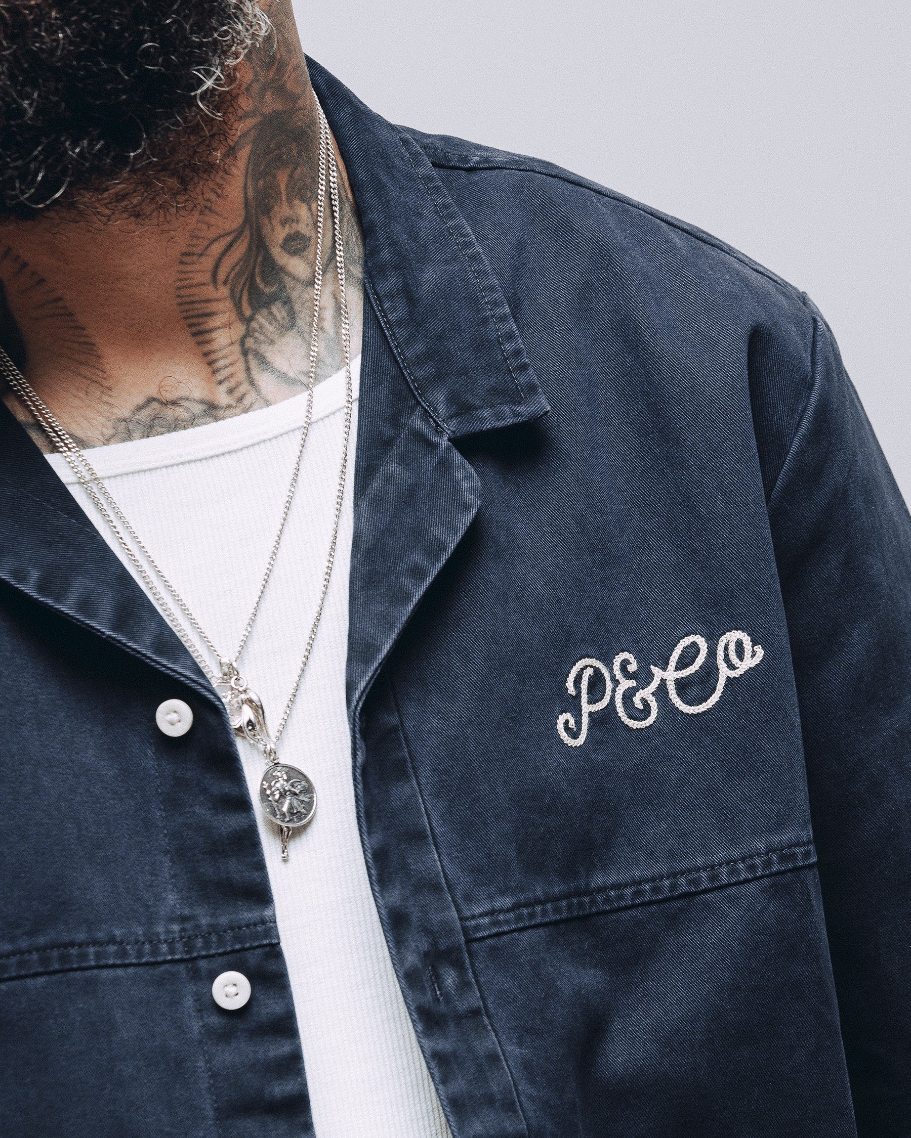 Hard Luck Club Service Shirt - Navy