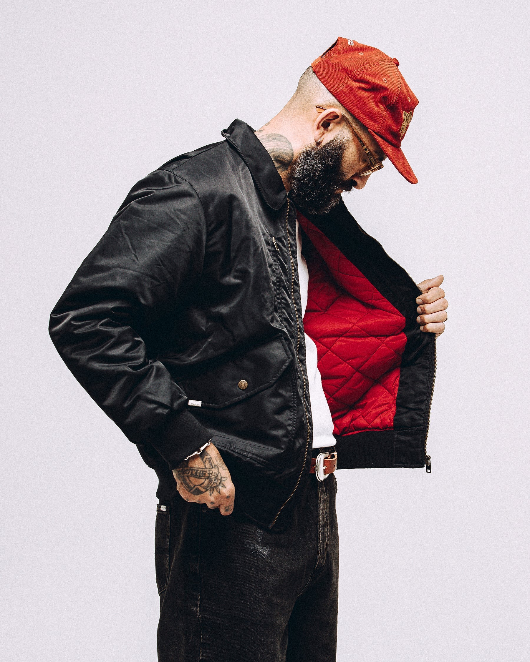 Bronco Bomber Jacket - Black