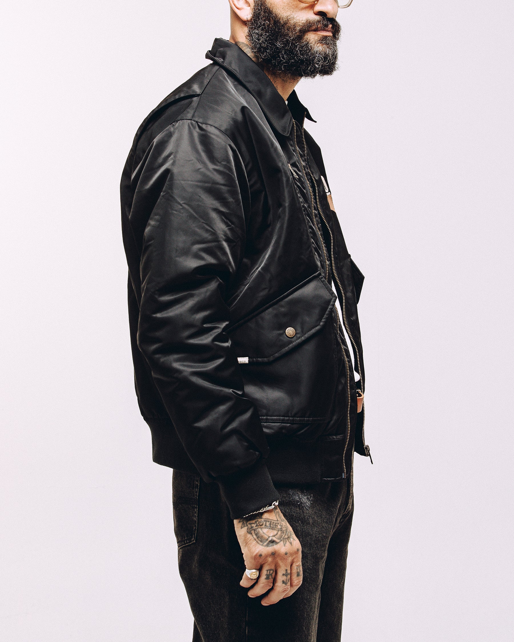 Bronco Bomber Jacket - Black