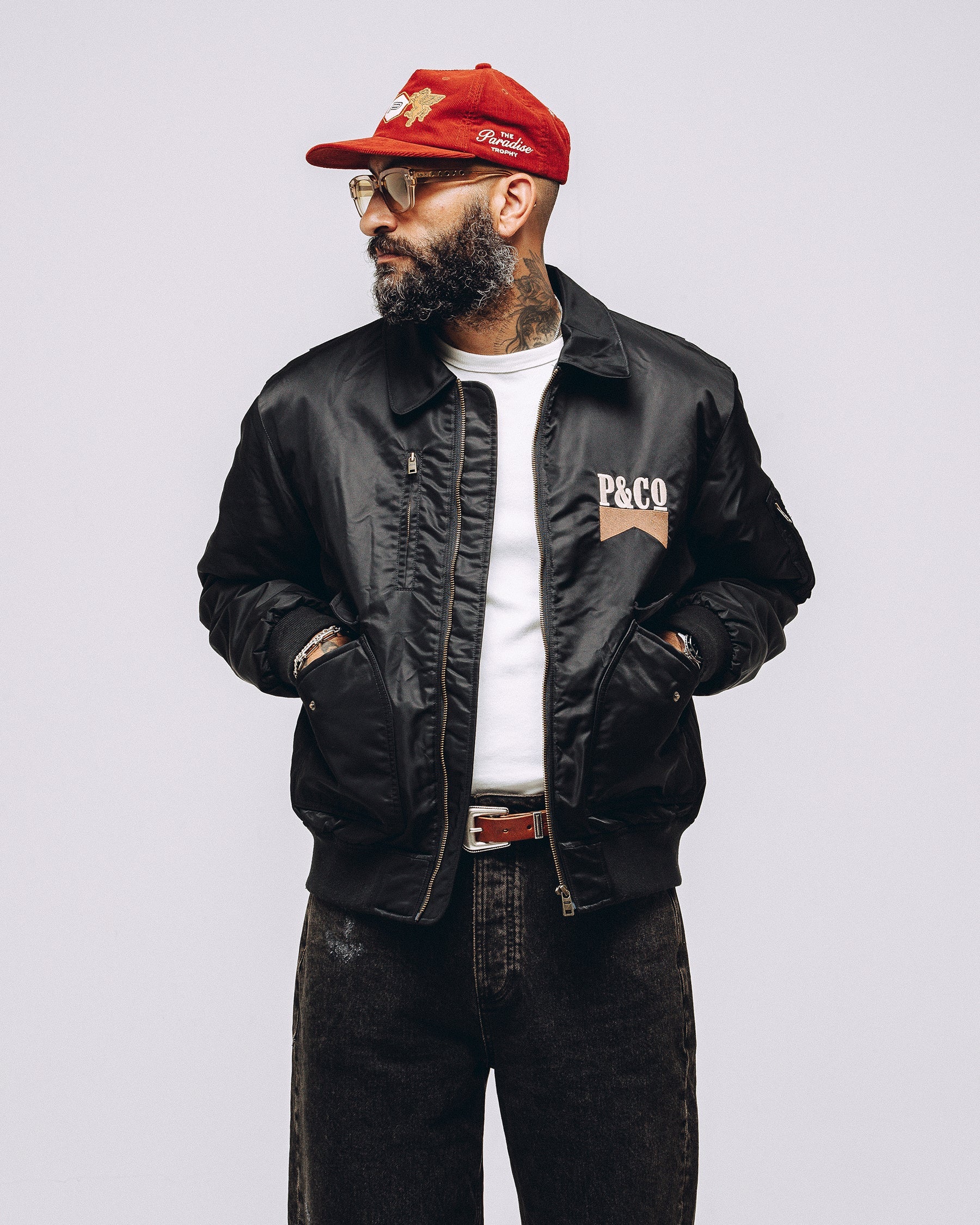 Bronco Bomber Jacket - Black