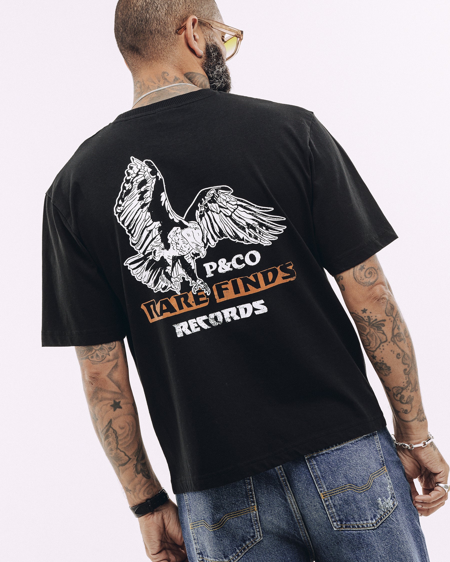 Rare Finds Boxy T-Shirt - Washed Black