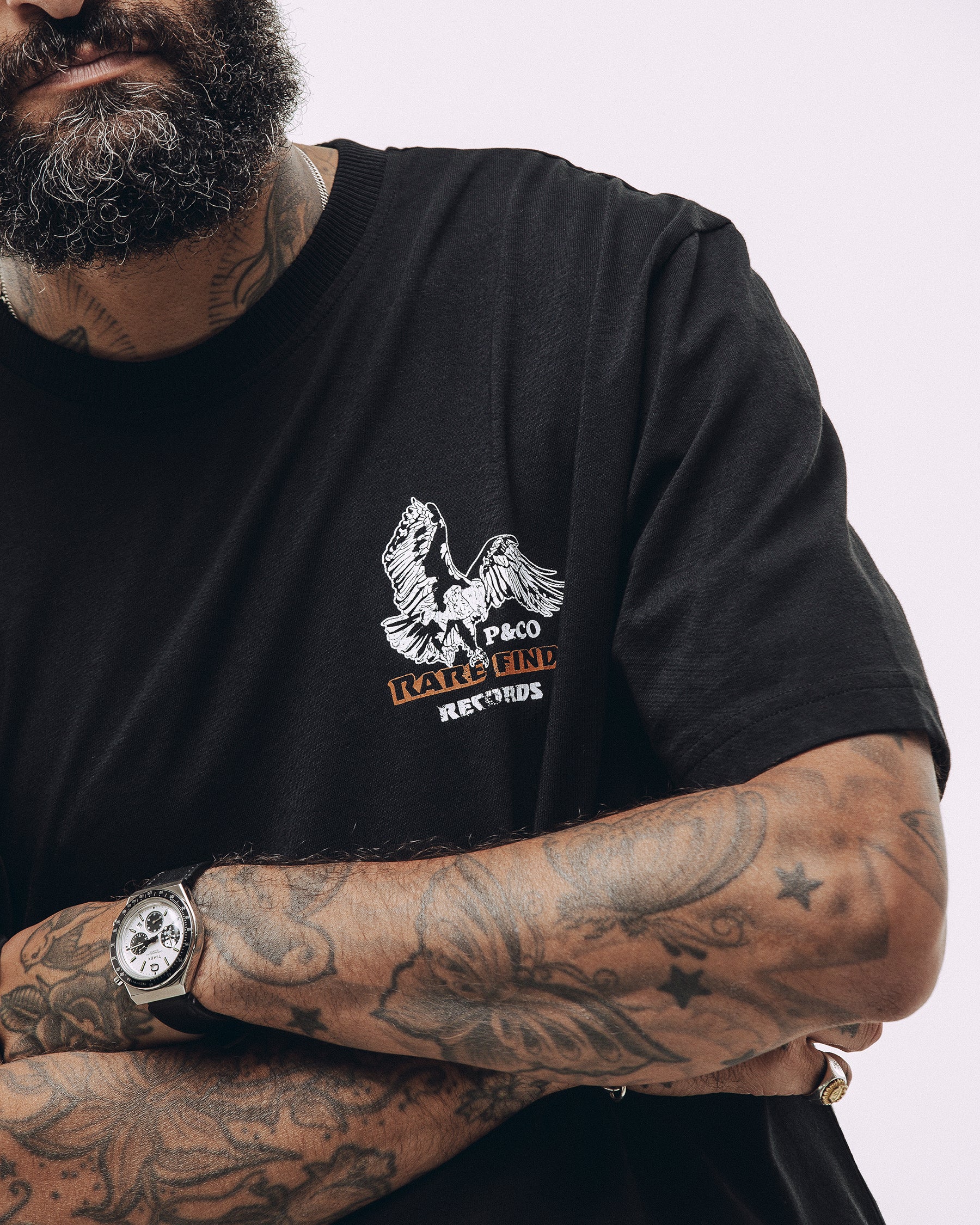 Rare Finds Boxy T-Shirt - Washed Black