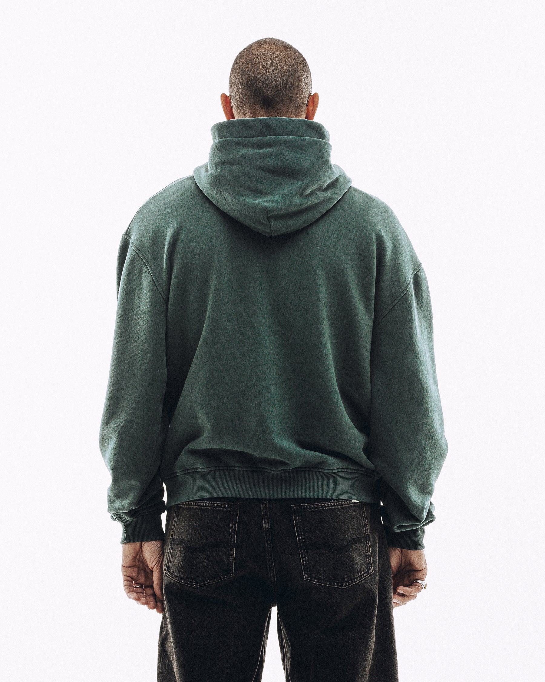 Varsity Heavyweight Hoodie - Woodland Green