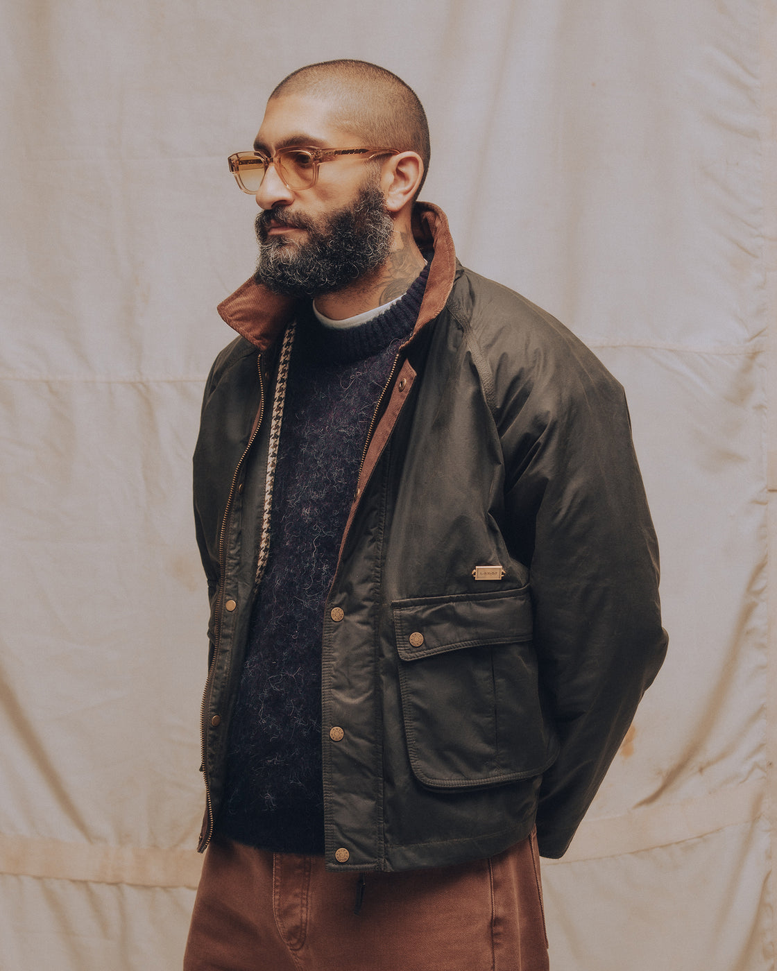 Roamer Wax Jacket - Olive