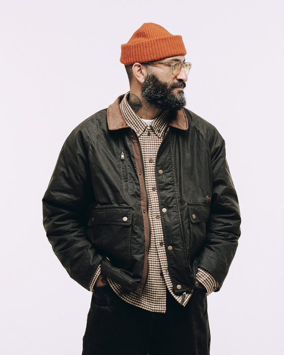 Roamer Wax Jacket - Olive