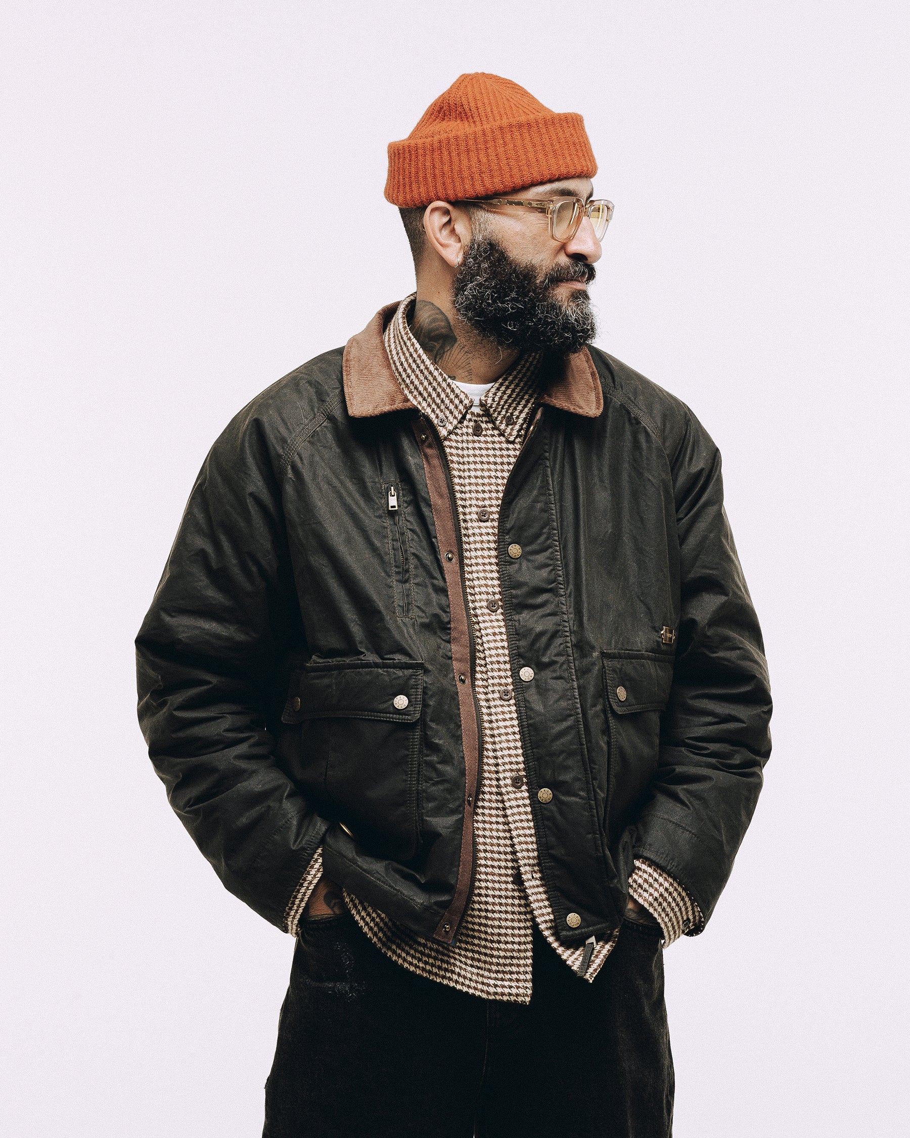 Roamer Wax Jacket - Olive