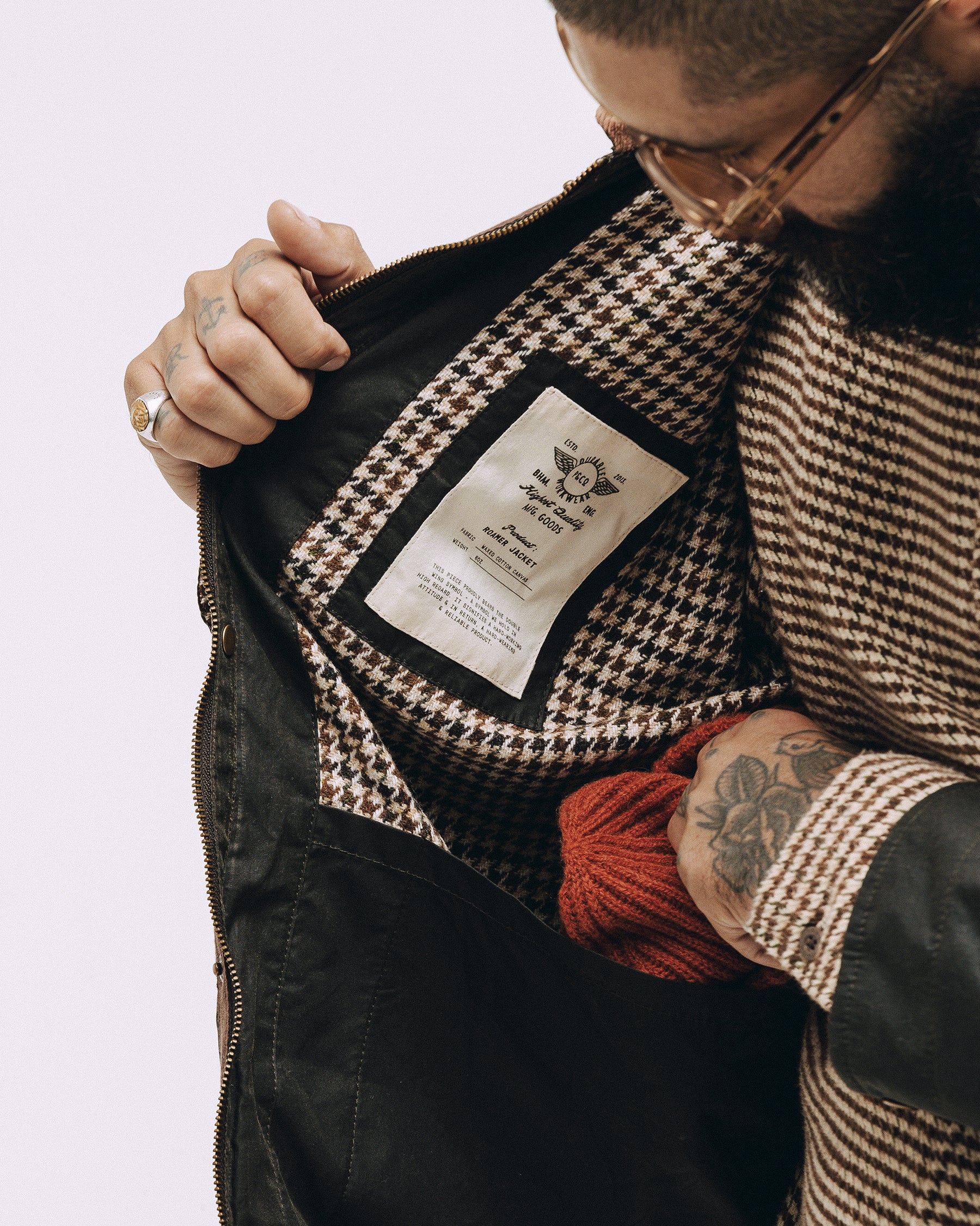 Roamer Wax Jacket - Olive