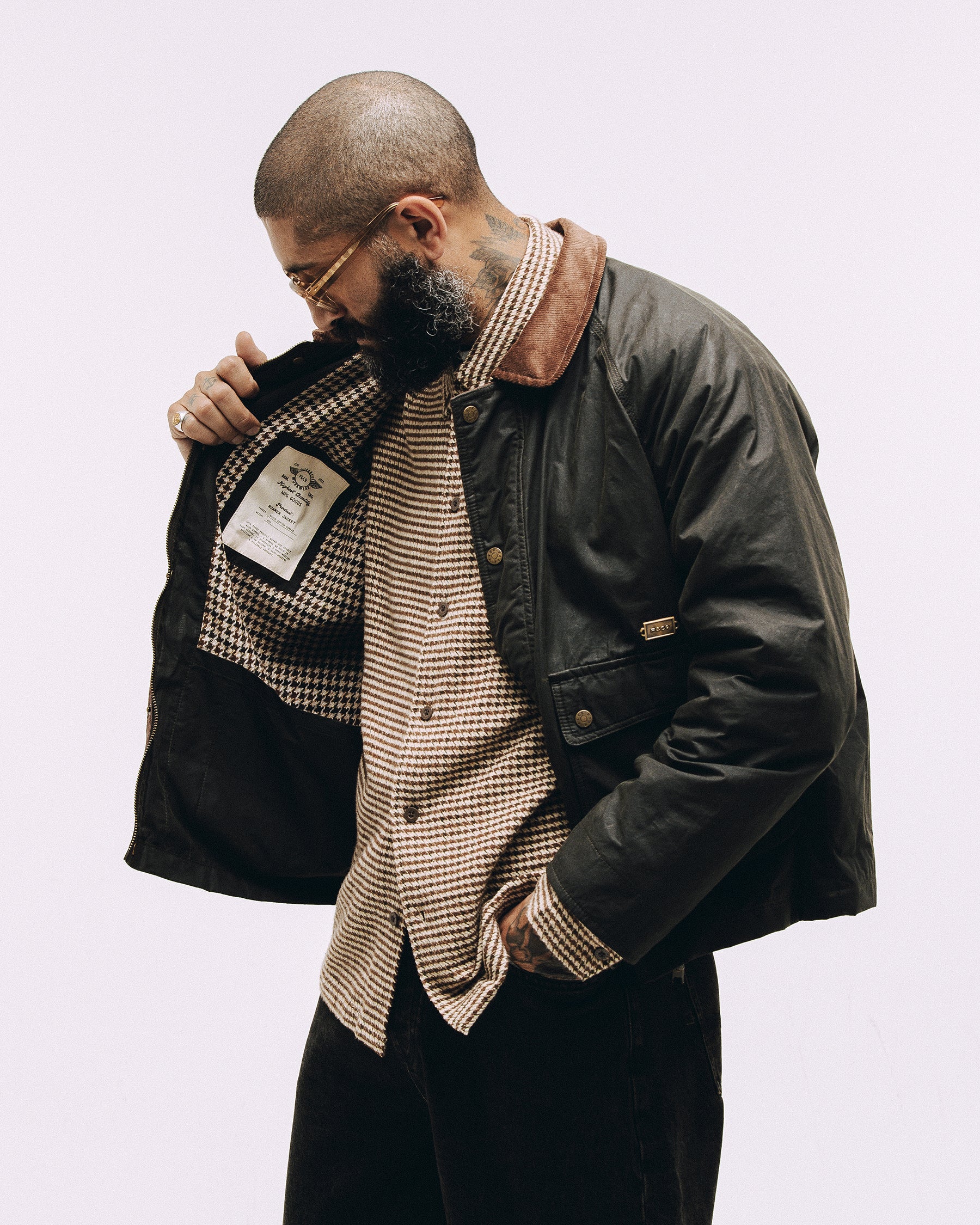 Roamer Wax Jacket - Olive