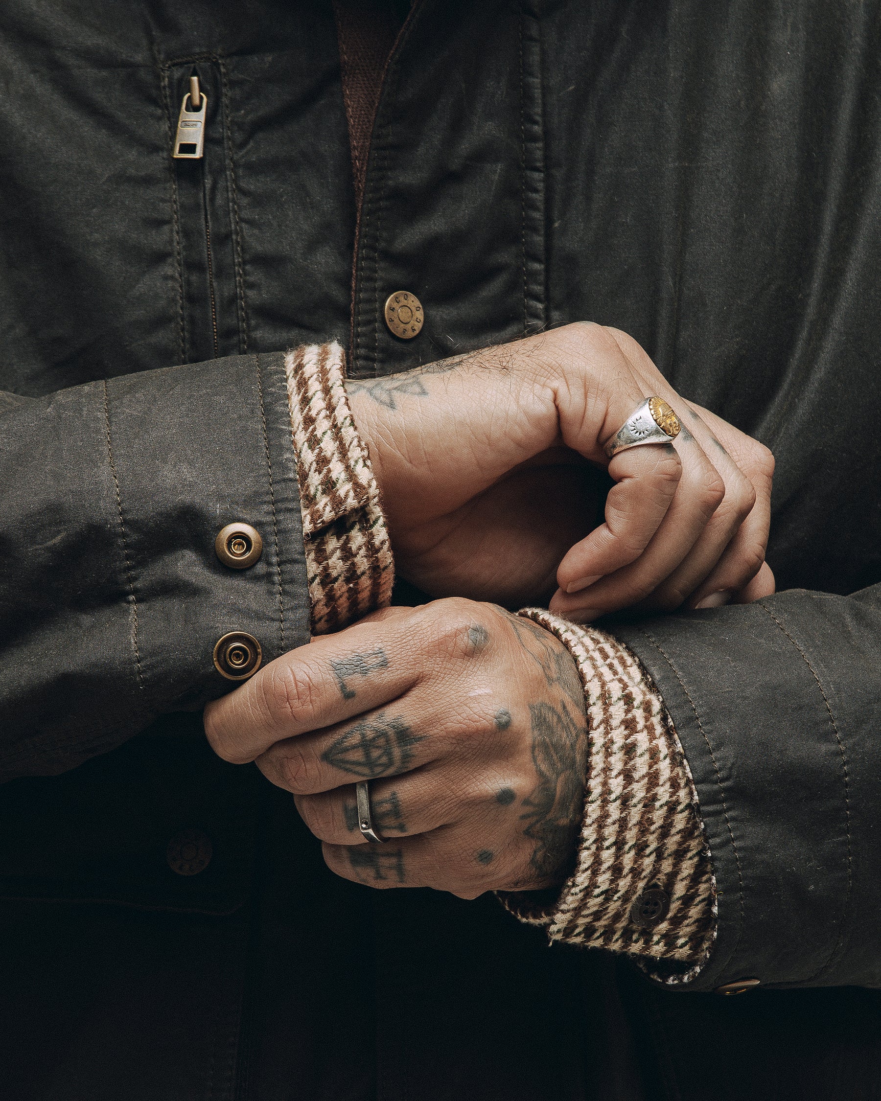 Roamer Wax Jacket - Olive