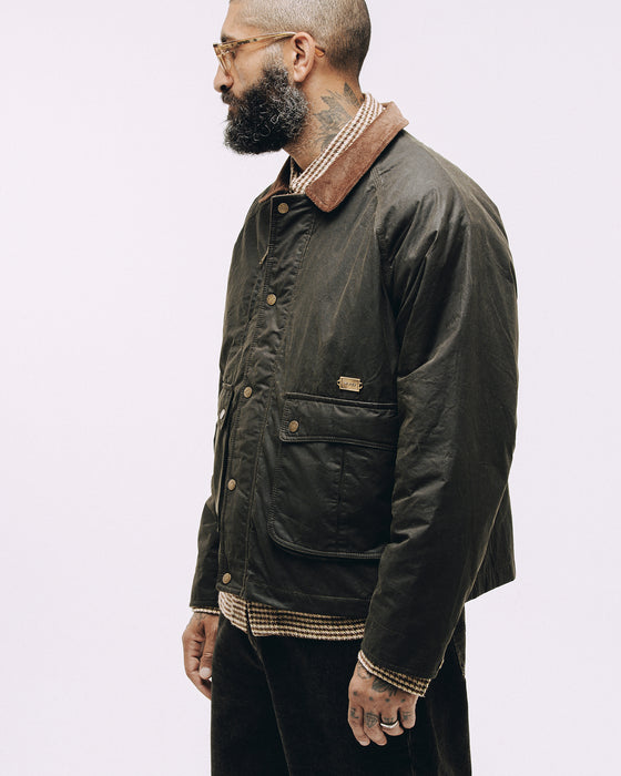 Roamer Wax Jacket - Olive