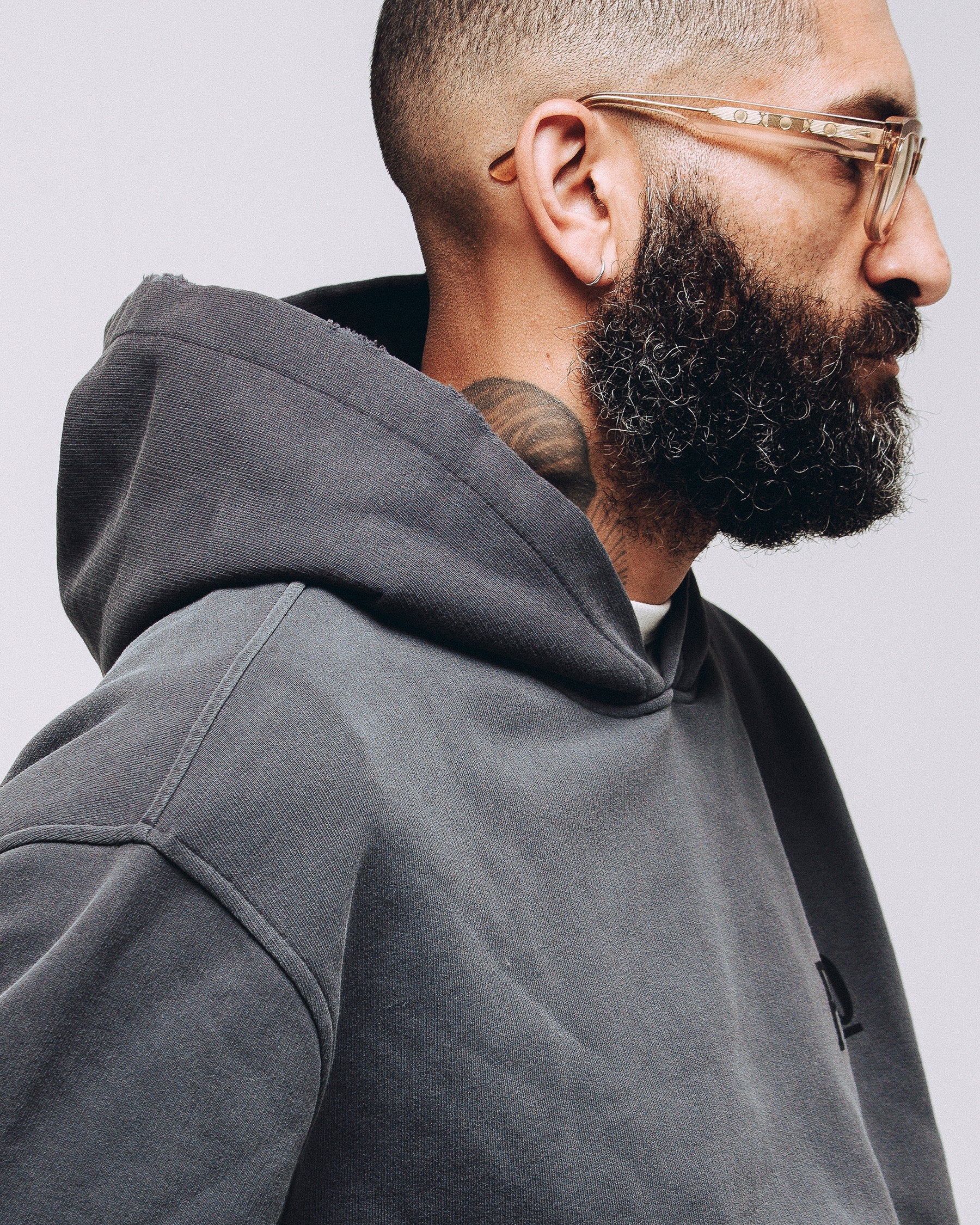 Heavyweight Essential Hoodie - Charcoal