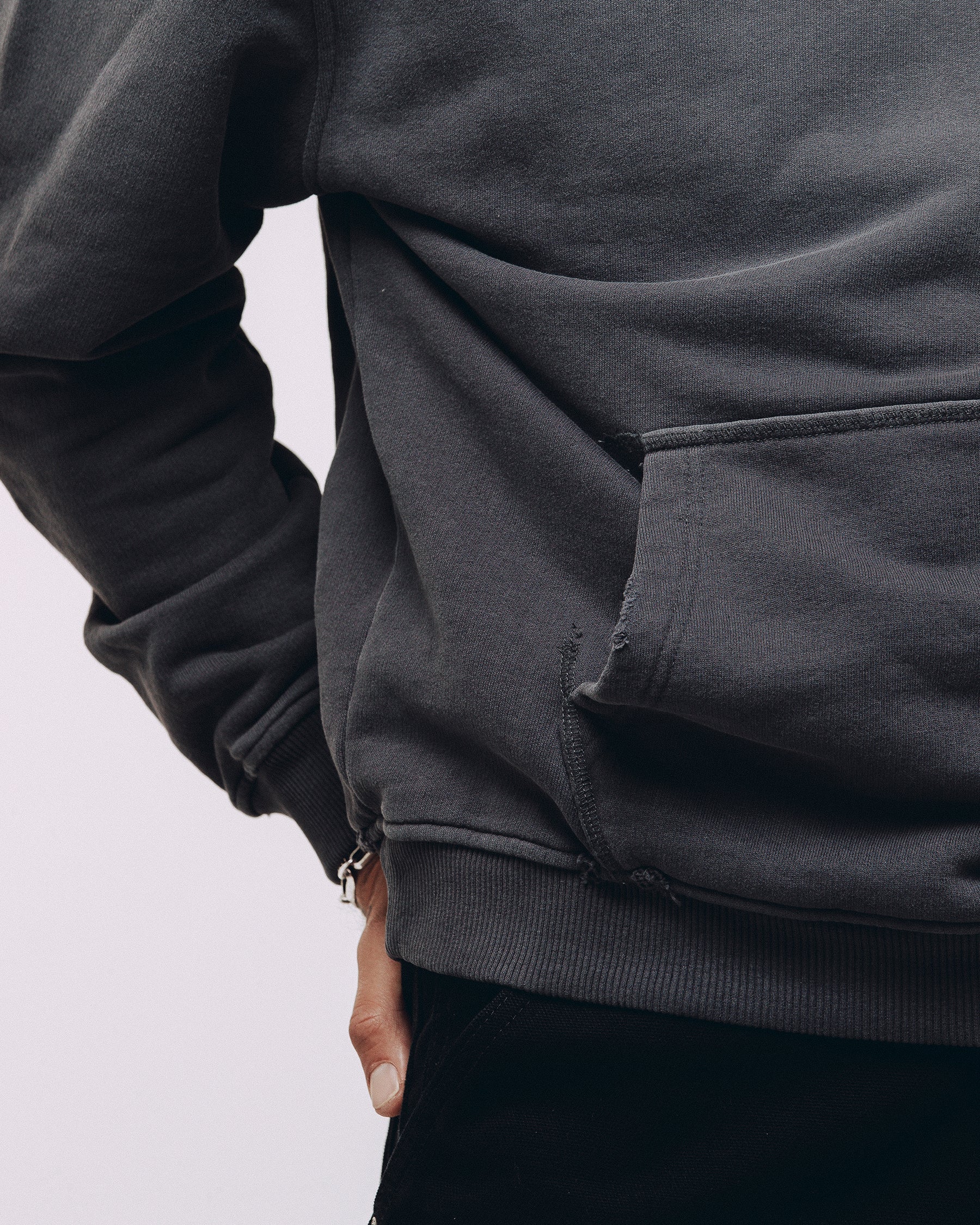 Heavyweight Essential Hoodie - Charcoal