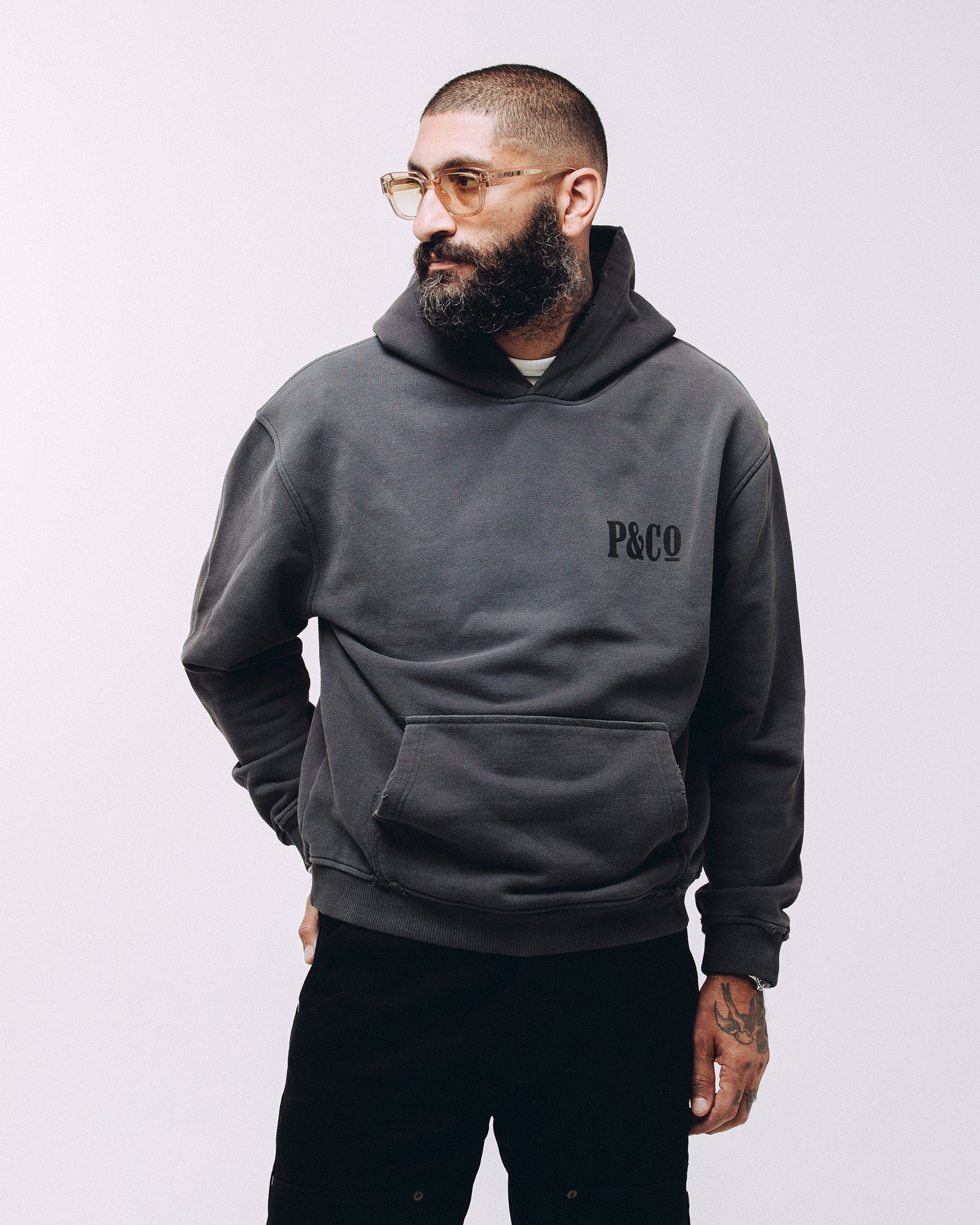 Heavyweight Essential Hoodie - Charcoal